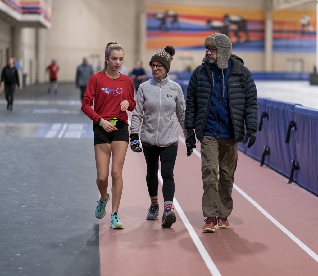 Run-Walk Track Open Event at the Pettit National Ice Center